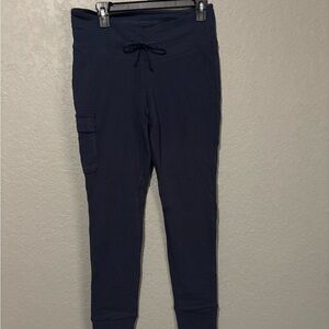 Columbia Navy Drawstring Cargo Jogger Pants